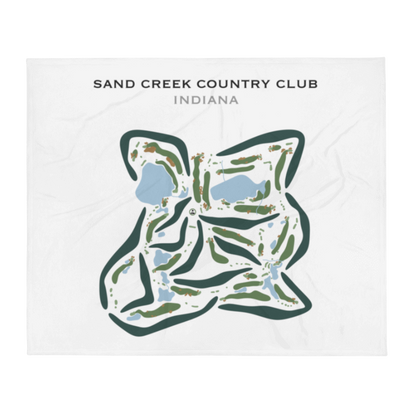 Sand Creek Country Club, Indiana - Printed Golf Courses