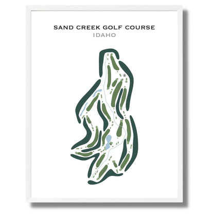 Sand Creek Golf Course, Idaho - Printed Golf Courses