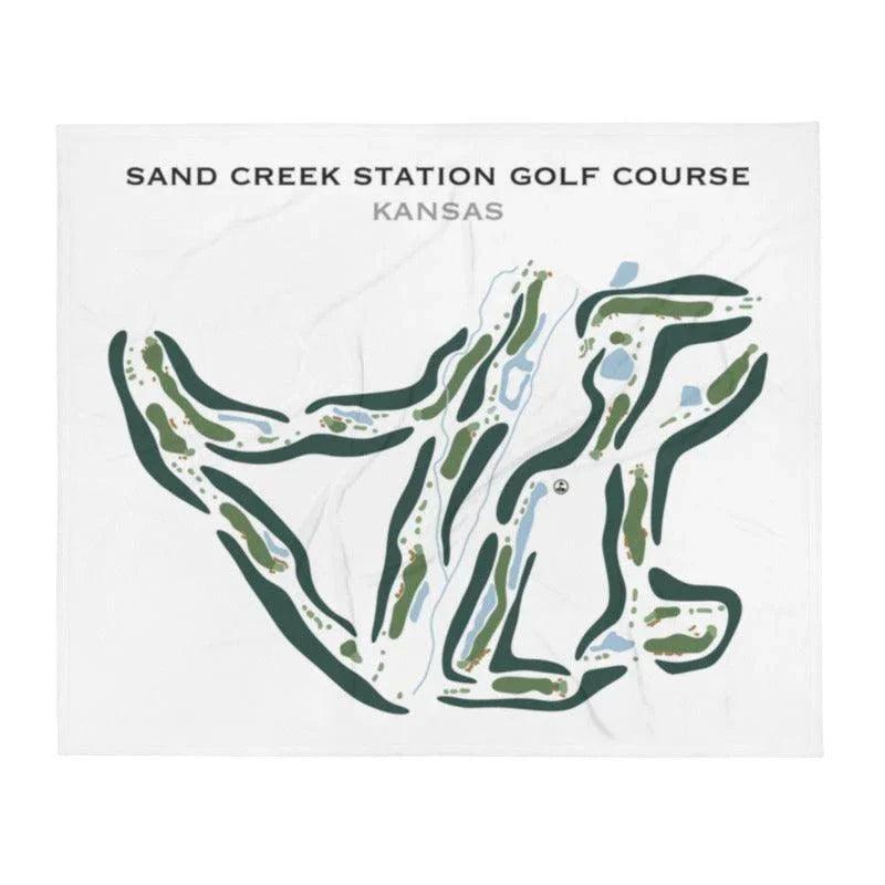 Sand Creek Station Golf Course, Kansas - Printed Golf Course