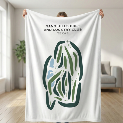 Sand Hills Golf & Country Club, Texas - Printed Golf Courses