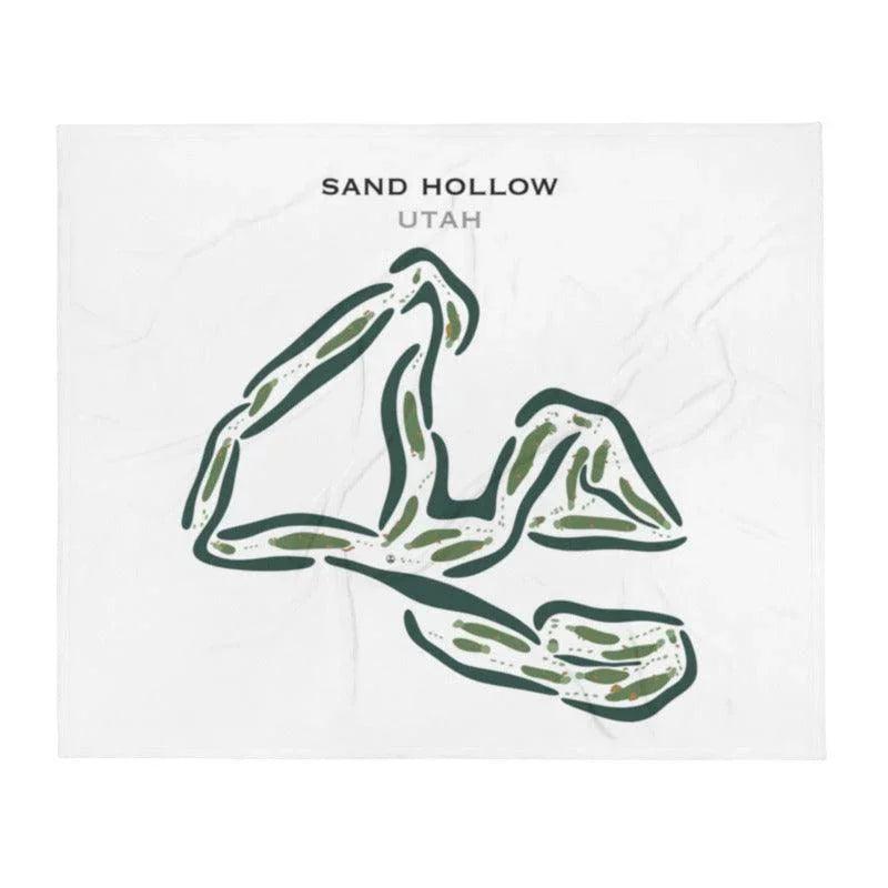 Sand Hollow Resort Golf Course, Hurricane Utah - Printed Golf Courses