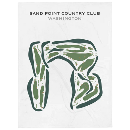 Sand Point Country Club, Washington - Printed Golf Courses