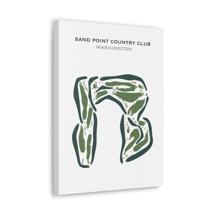 Sand Point Country Club, Washington - Printed Golf Courses