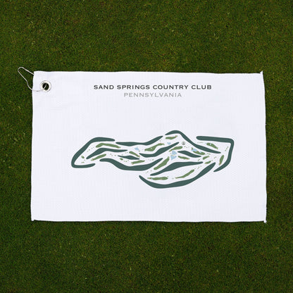 Sand Springs Country Club, Pennsylvania - Printed Golf Courses