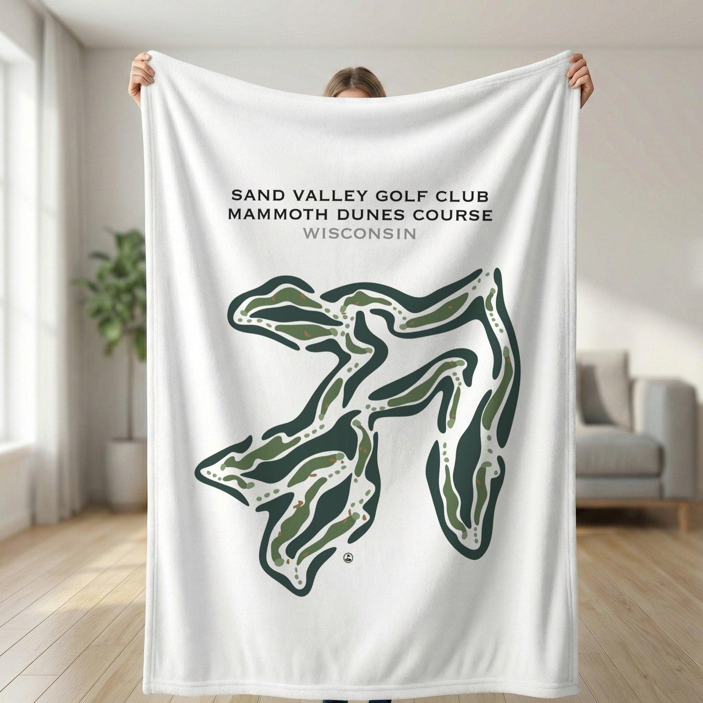 Sand Valley Golf Club Mammoth Dunes Course, Wisconsin - Printed Golf Courses