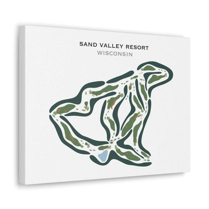 Sand Valley Resort, Wisconsin - Printed Golf Courses