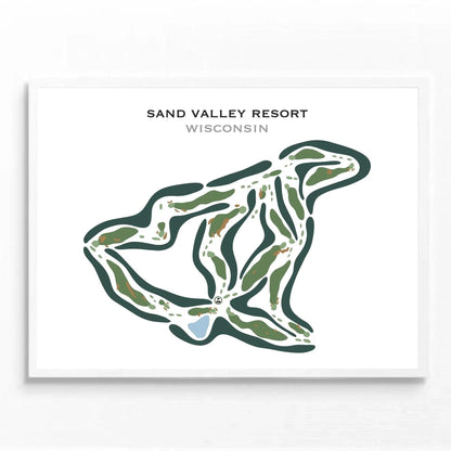 Sand Valley Resort, Wisconsin - Printed Golf Courses