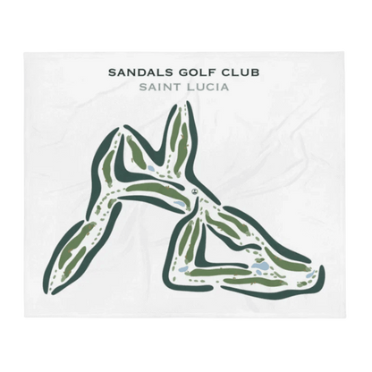 Sandals Golf Club, Saint Lucia - Printed Golf Courses