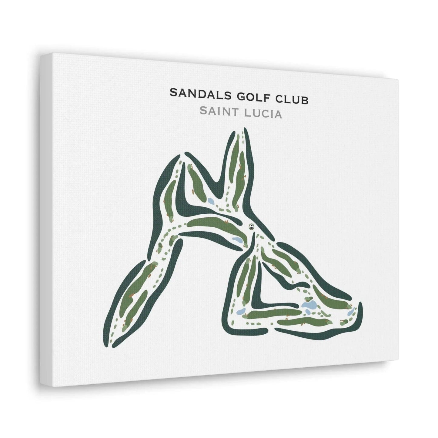 Sandals Golf Club, Saint Lucia - Printed Golf Courses
