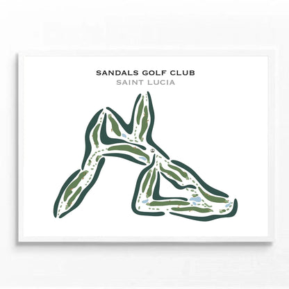 Sandals Golf Club, Saint Lucia - Printed Golf Courses