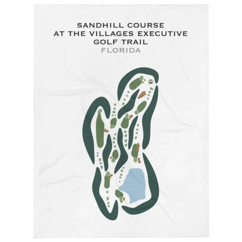 Sandhill Course at The Villages Executive Golf Trail, Florida - Printed Golf Courses