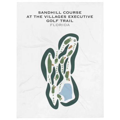 Sandhill Course at The Villages Executive Golf Trail, Florida - Printed Golf Courses