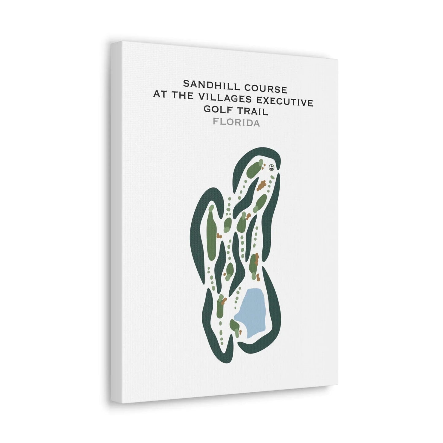 Sandhill Course at The Villages Executive Golf Trail, Florida - Printed Golf Courses