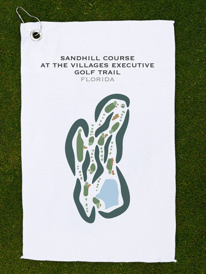 Sandhill Course at The Villages Executive Golf Trail, Florida - Printed Golf Courses