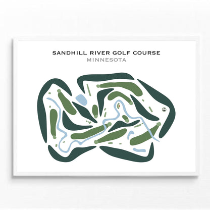 Sandhill River Golf Course, Minnesota - Printed Golf Courses