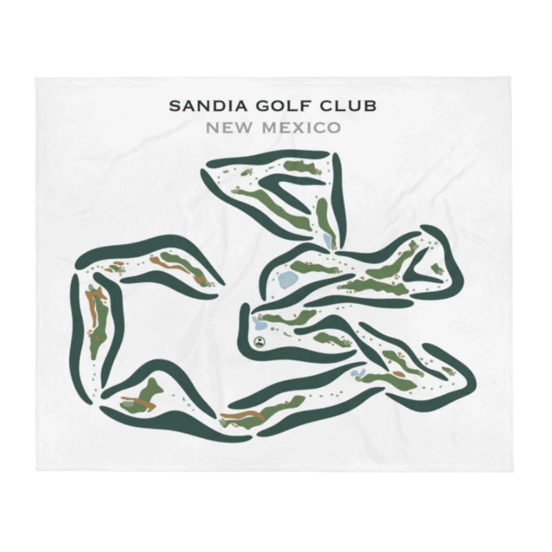 Sandia Golf Club, New Mexico - Printed Golf Courses