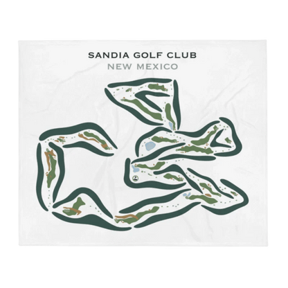 Sandia Golf Club, New Mexico - Printed Golf Courses