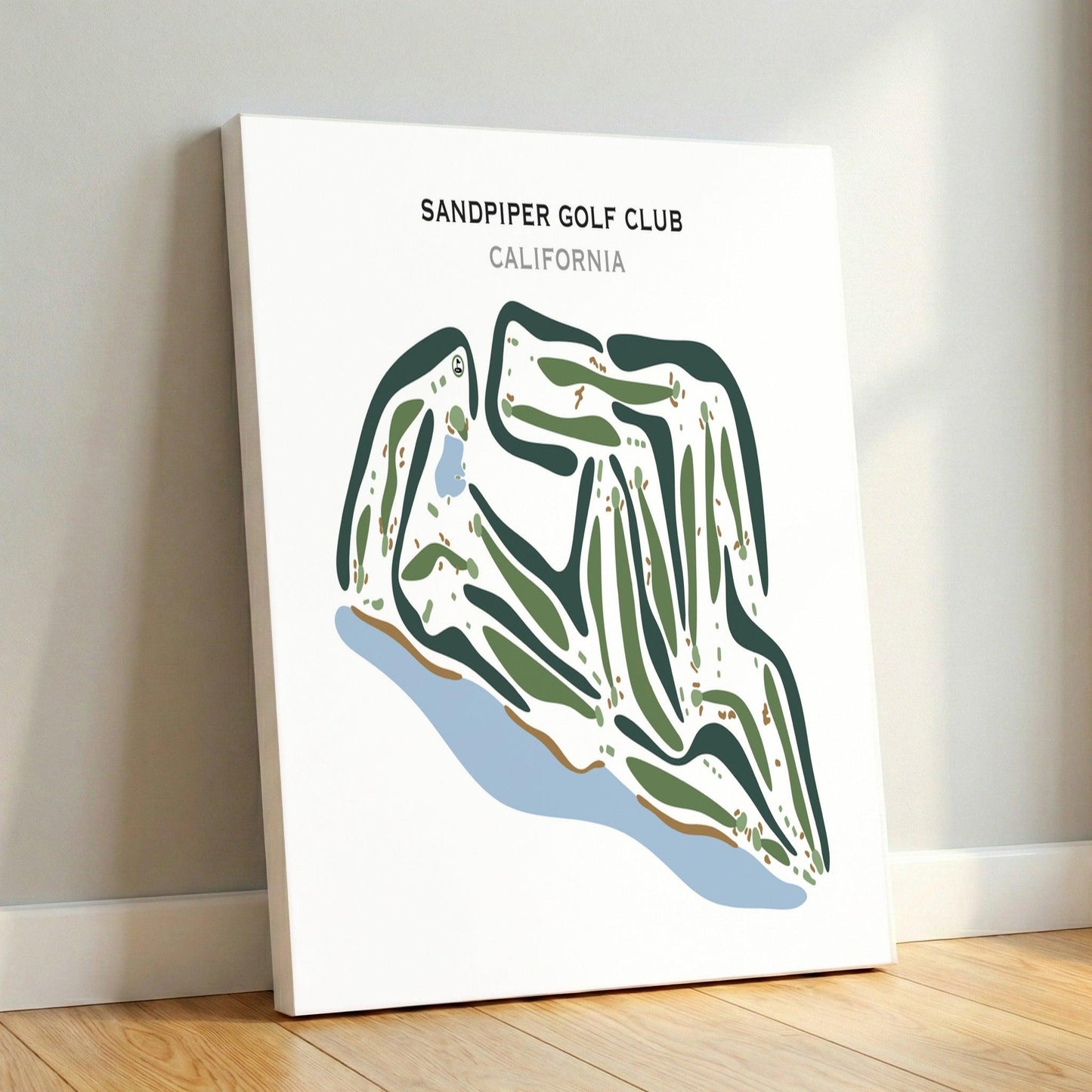 Sandpiper Golf Club, California - Printed Golf Courses