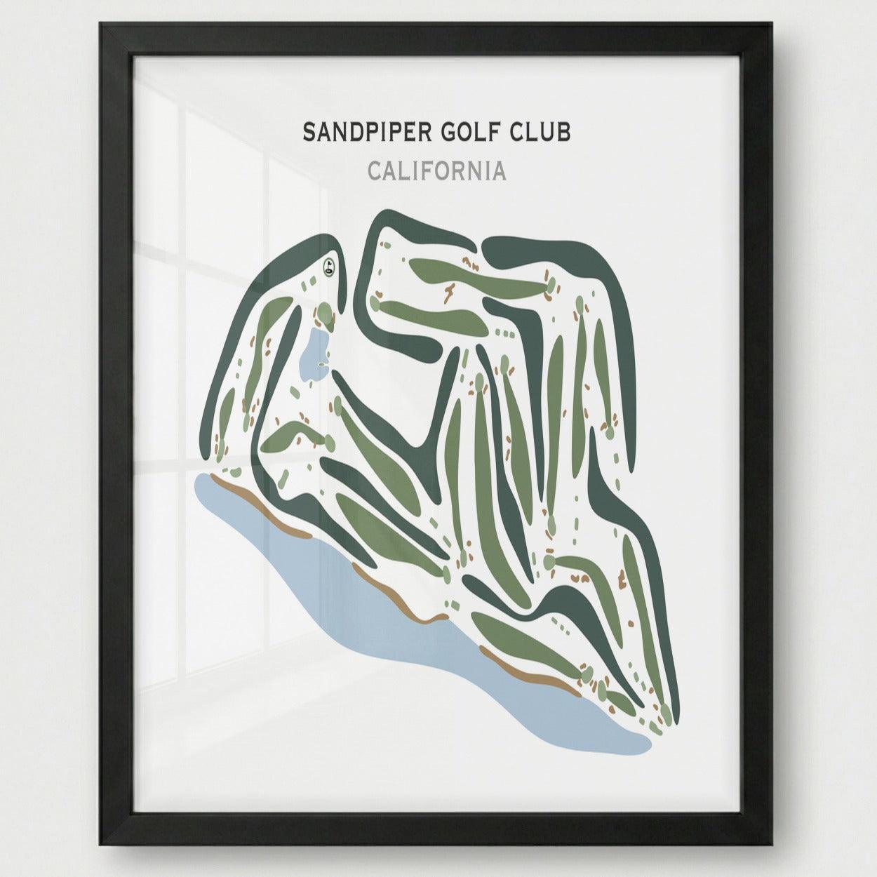 Sandpiper Golf Club, California - Printed Golf Courses