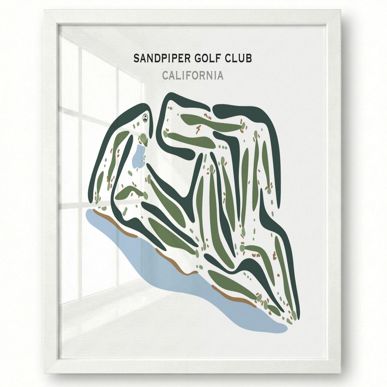Sandpiper Golf Club, California - Printed Golf Courses