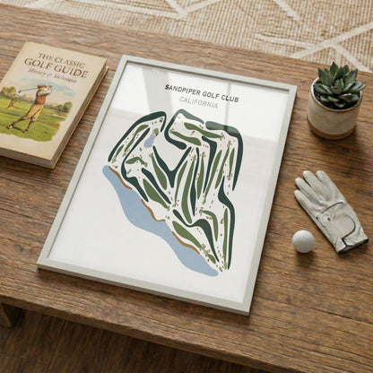 Sandpiper Golf Club, California - Printed Golf Courses