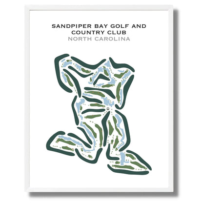 Sandpiper Bay Golf & Country Club, North Carolina - Printed Golf Courses