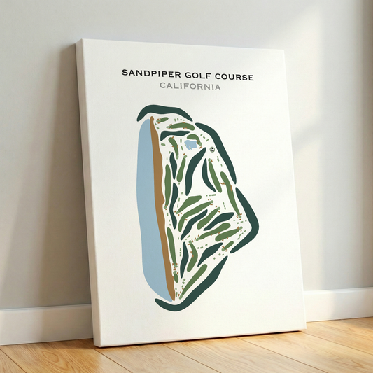 Sandpiper Golf Course, California - Printed Golf Courses