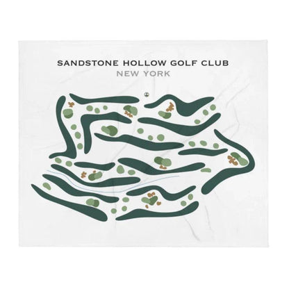 Sandstone Hollow Golf Club, New York - Printed Golf Course
