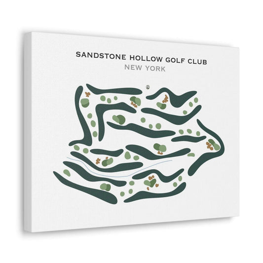 Sandstone Hollow Golf Club, New York - Printed Golf Course