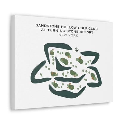 Sandstone Hollow Golf Club at Turning Stone Resort, New York - Printed Golf Courses
