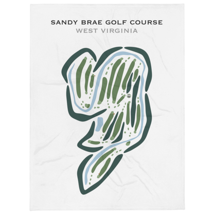 Sandy Brae Golf Course, West Virginia - Printed Golf Courses