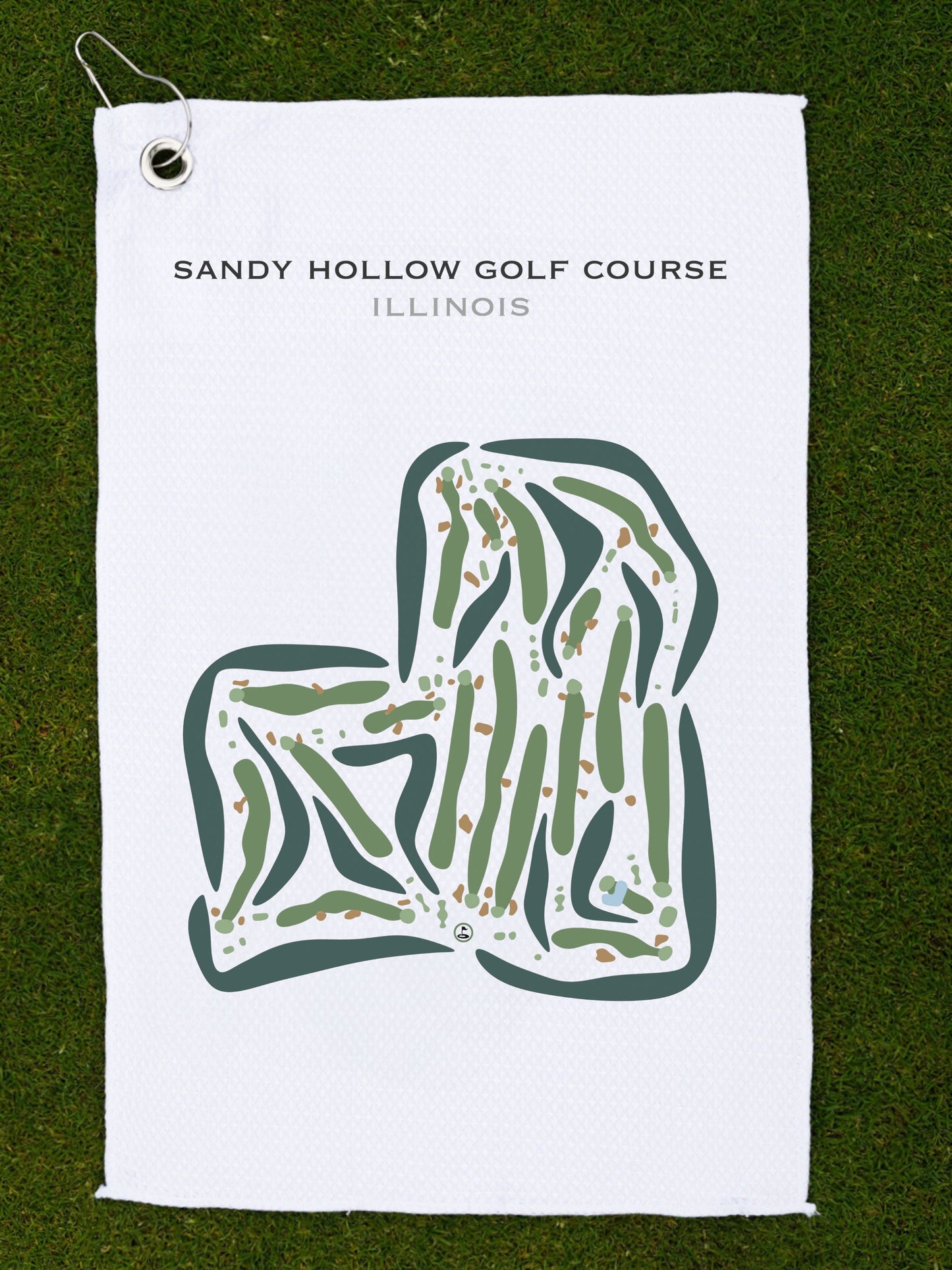 Sandy Hollow Golf Course, Illinois - Printed Golf Courses