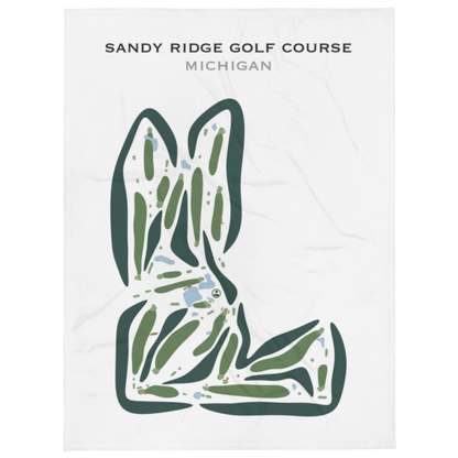Sandy Ridge Golf Course, Michigan - Printed Golf Courses