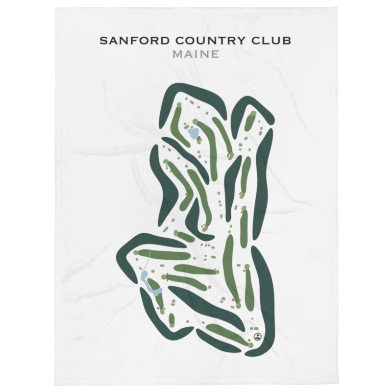 Sanford Country Club, Maine - Printed Golf Courses