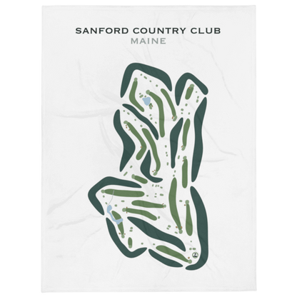 Sanford Country Club, Maine - Printed Golf Courses