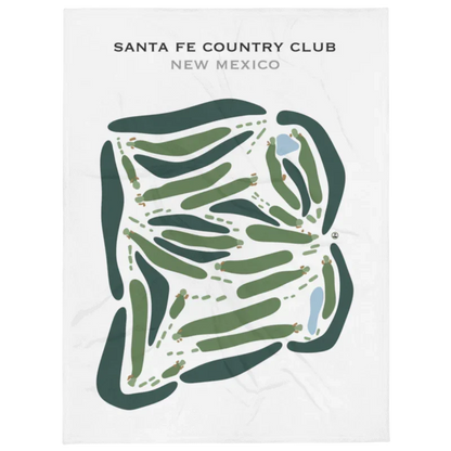 Santa Fe Country Club, New Mexico - Printed Golf Course