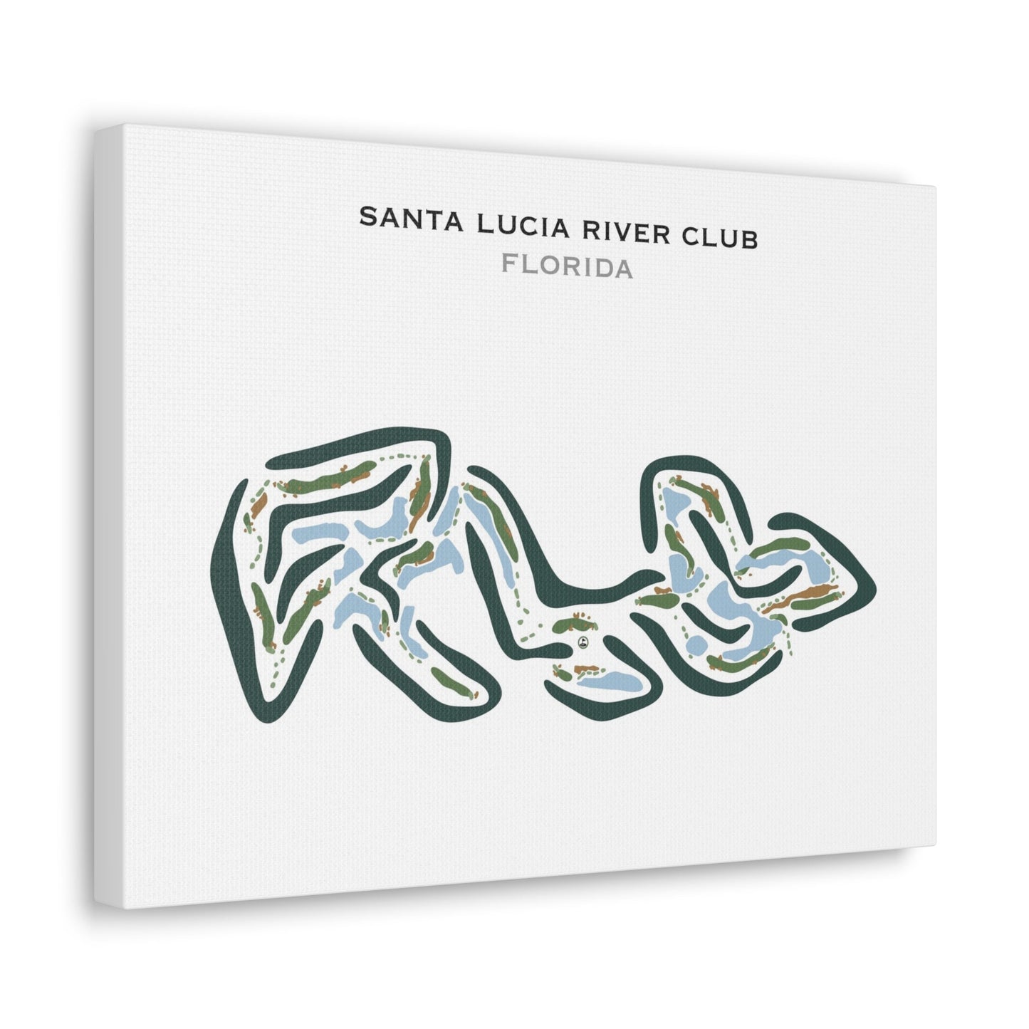 Santa Lucia River Club, Florida - Printed Golf Courses