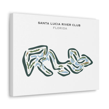 Santa Lucia River Club, Florida - Printed Golf Courses