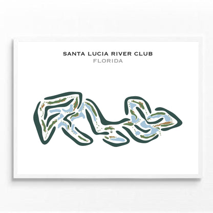 Santa Lucia River Club, Florida - Printed Golf Courses