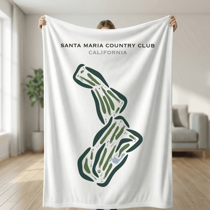 Santa Maria Country Club, California - Printed Golf Courses
