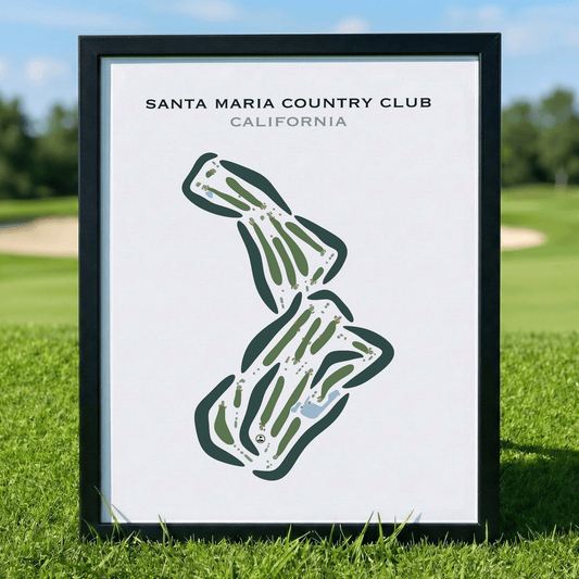 Santa Maria Country Club, California - Printed Golf Courses