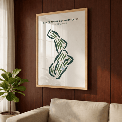 Santa Maria Country Club, California - Printed Golf Courses