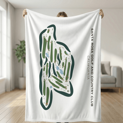 Santa Rosa Golf & Country Club, California - Printed Golf Courses