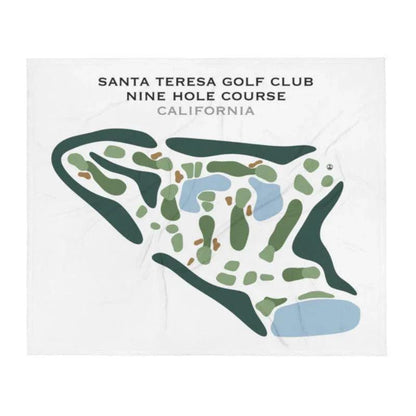 Santa Teresa Golf Club, 9-Hole Course, California - Printed Golf Course