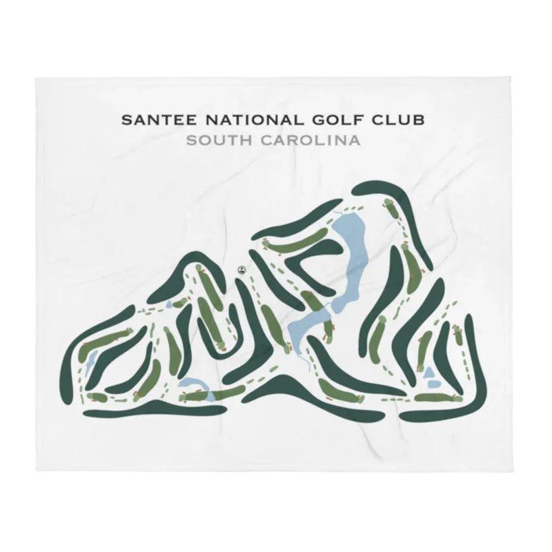 Santee National Golf Club, South Carolina - Printed Golf Course