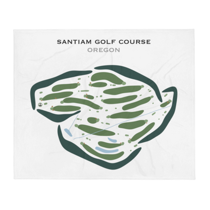 Santiam Golf Course, Oregon - Printed Golf Courses
