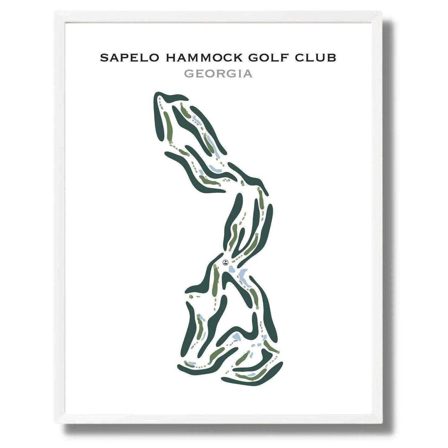 Sapelo Hammock Golf Club, Georgia - Printed Golf Course