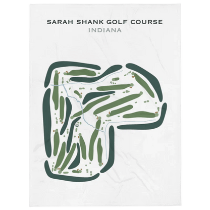 Sarah Shank Golf Course, Indiana - Printed Golf Course