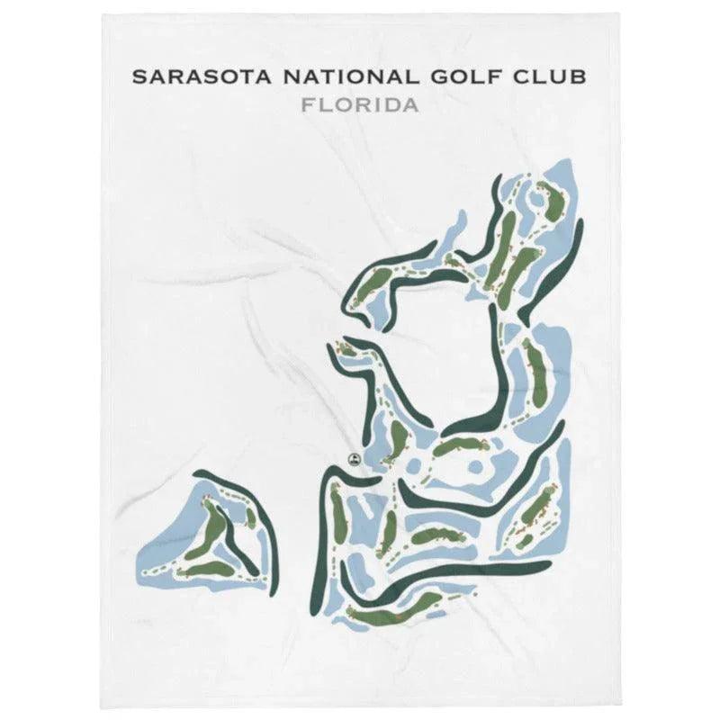 Sarasota National Golf Club, Florida - Printed Golf Course
