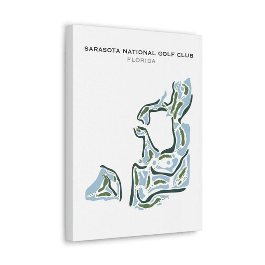 Sarasota National Golf Club, Florida - Printed Golf Course